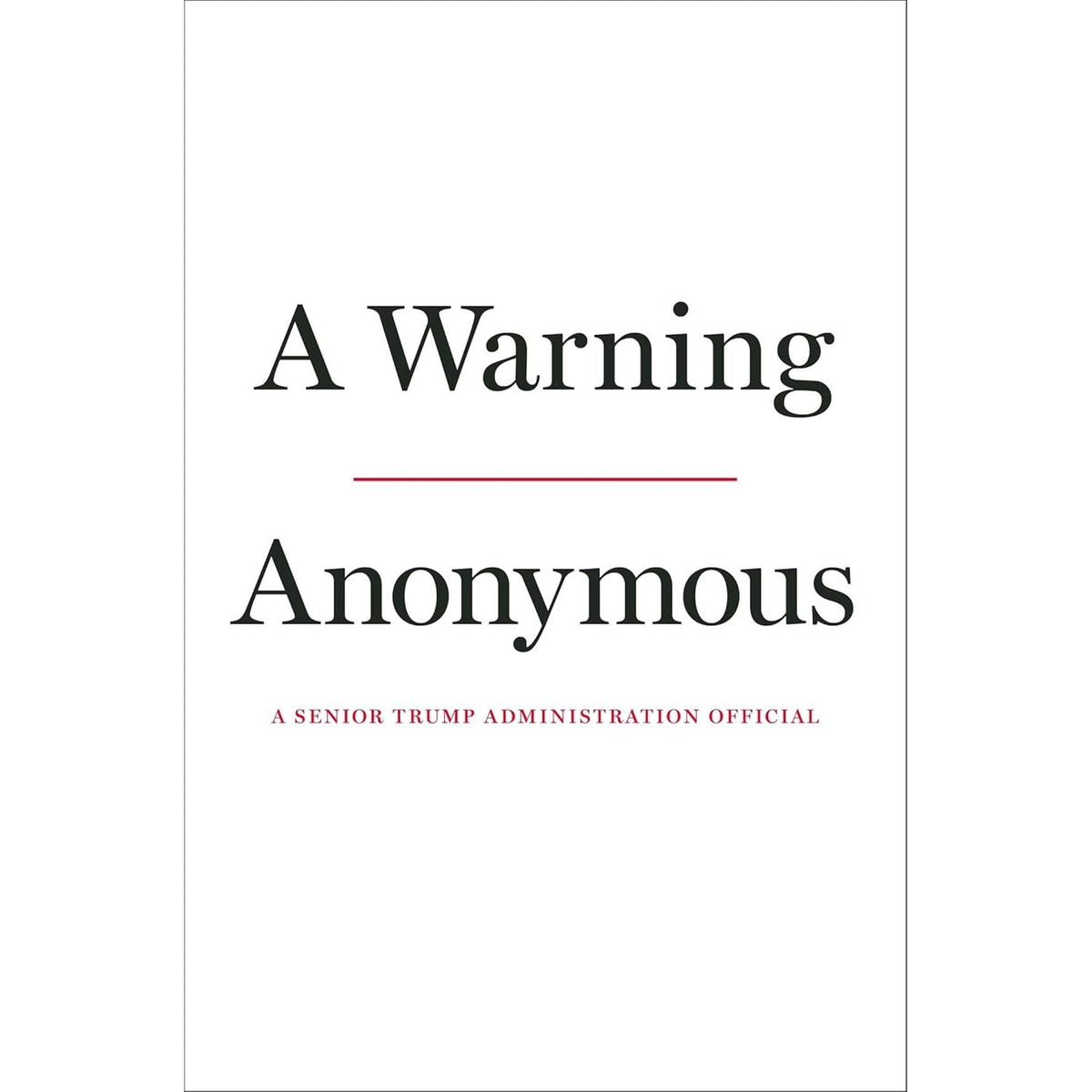 A Warning by Anonymous Anonymous h