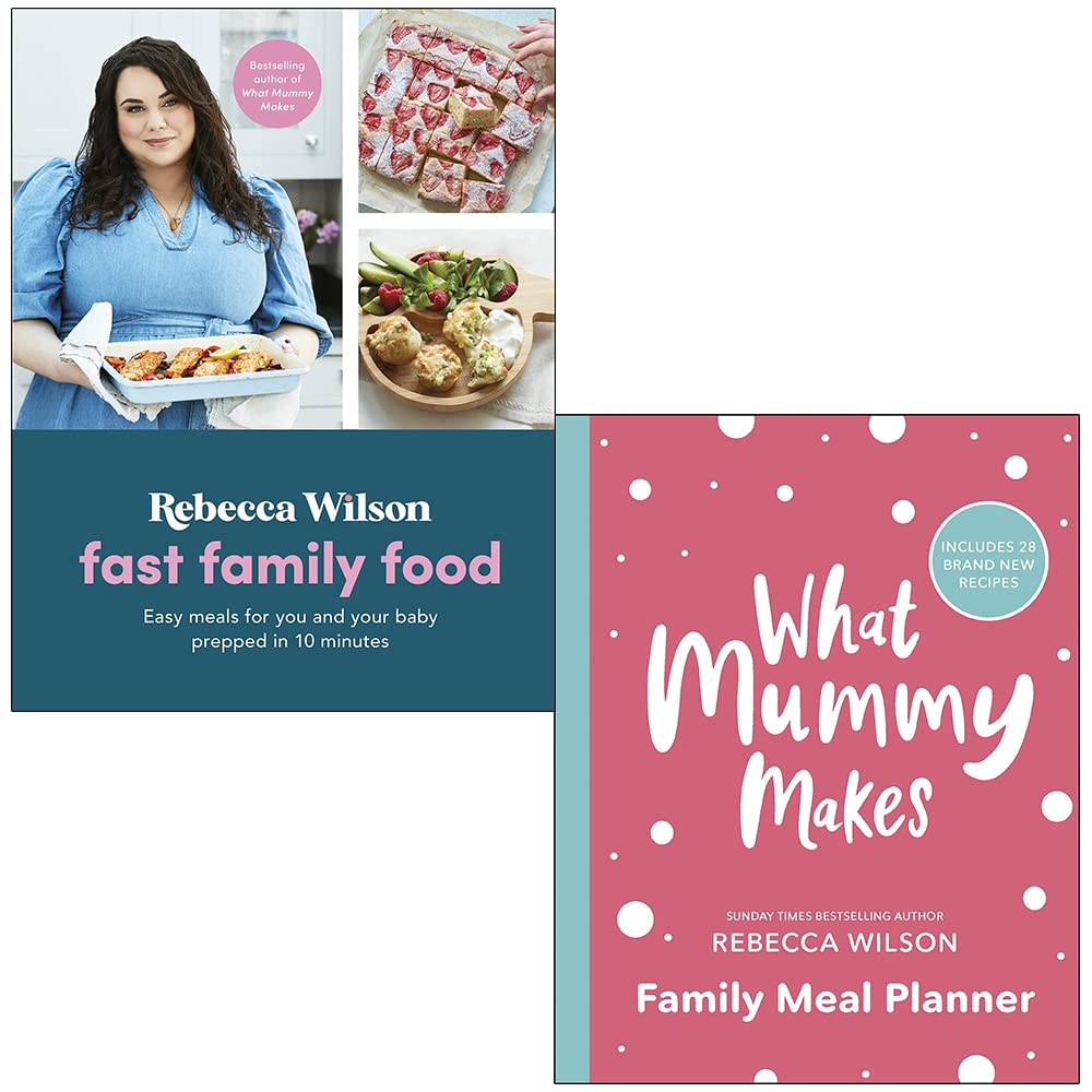 Rebecca Wilson Collection 2 Books Set (Fast Family Food [h] and What Mummy Makes Family Meal Planner)