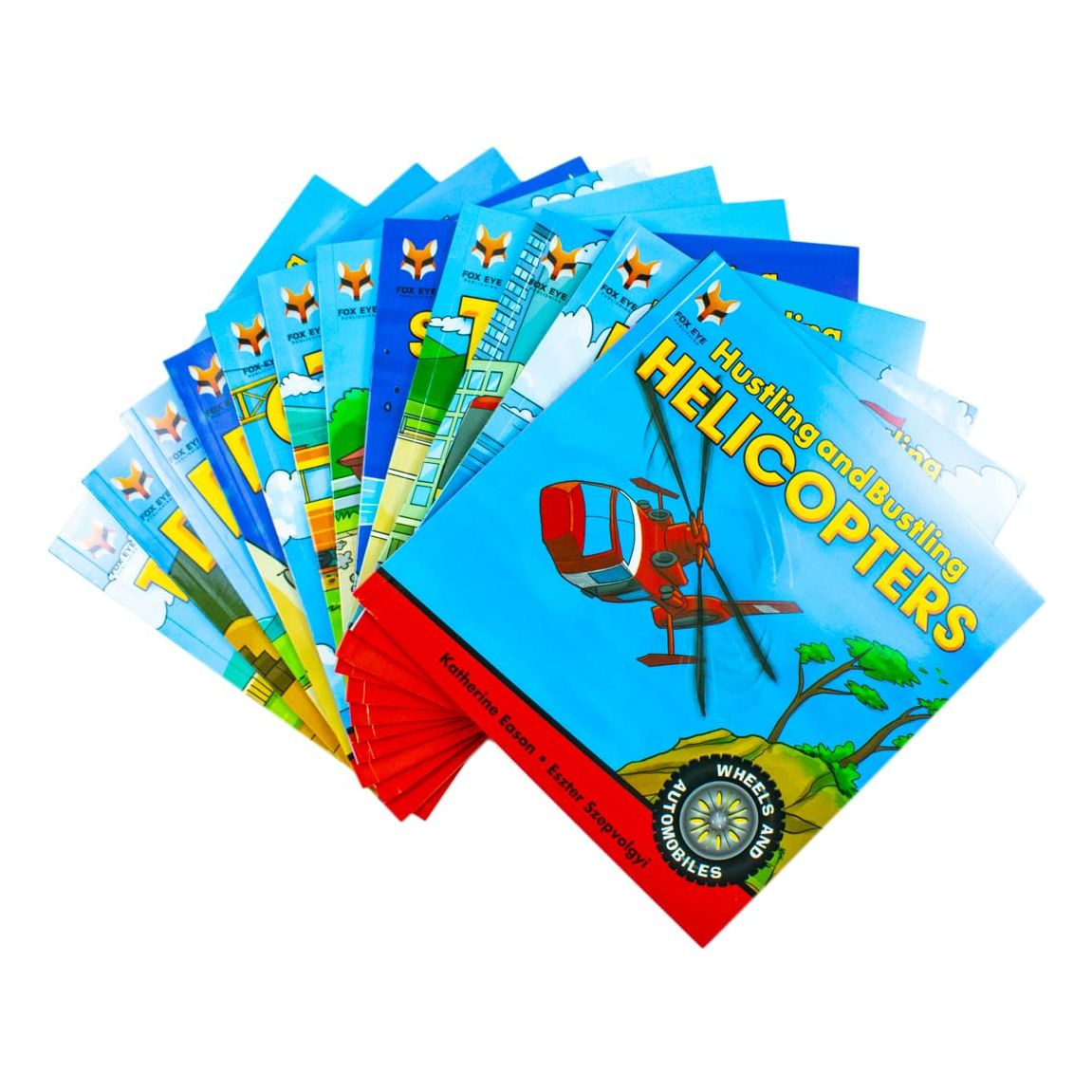 Wheels & Automobiles Collection: 12-Book Set – Educational Kids Books: Wheels, Machines, Boats, Buses & Cars for Fun Learning, Adventure & Creativity
