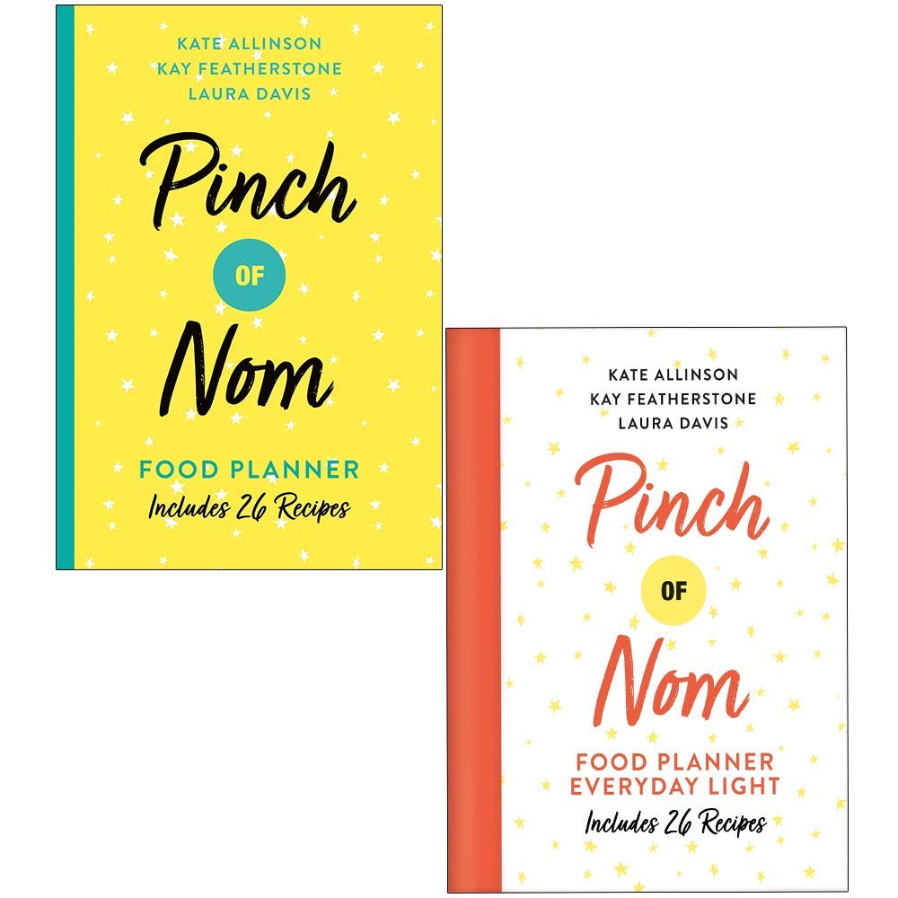Pinch of Nom Food Planner & Pinch of Nom Food Planner Everyday Light [h] by Kay Featherstone 2 Books Collection Set