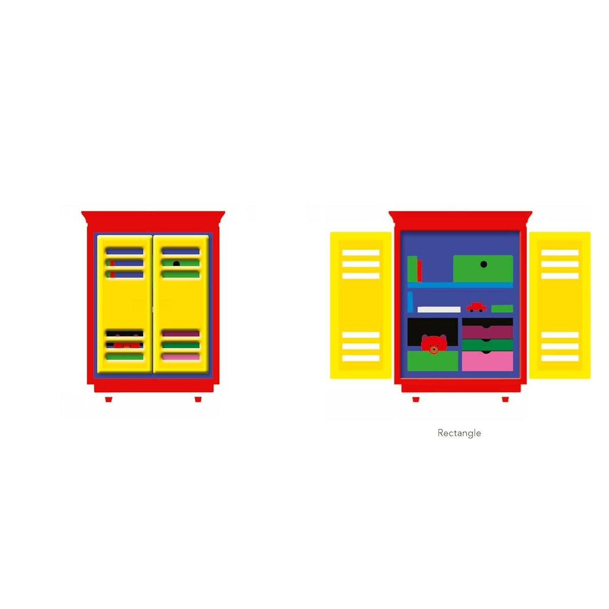 TouchThinkLearn: Shapes (Baby Board Books, Baby Touch and Feel Books, Sensory Books for Toddlers)