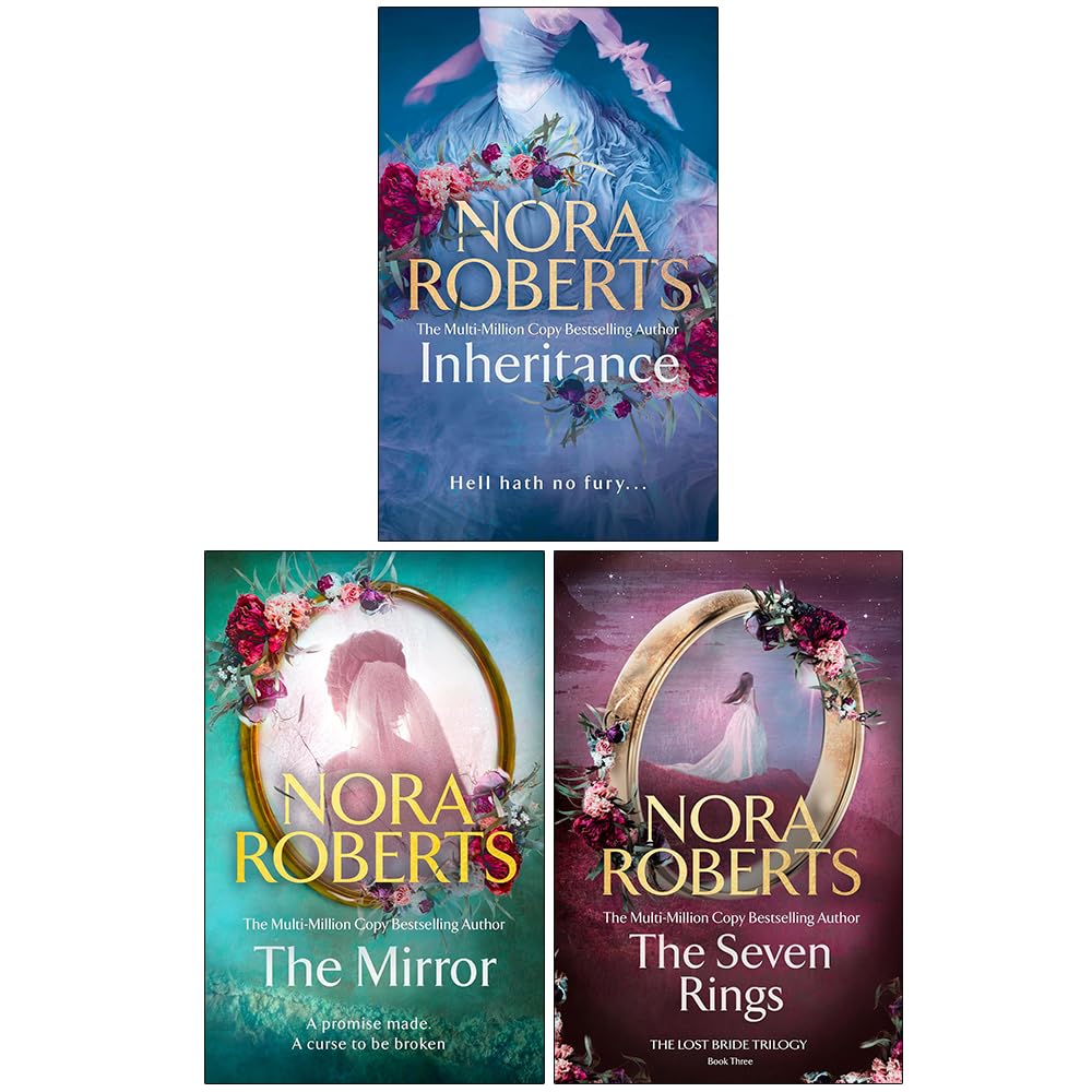 The Lost Bride Trilogy 3 Books Collection Set By Nora Roberts (Inheritance, The Mirror and The Seven Rings)