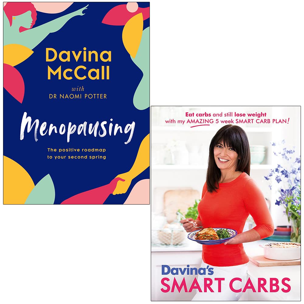 Davina McCall Collection 2 Books Set (Menopausing [h] & Davina's Smart Carbs)