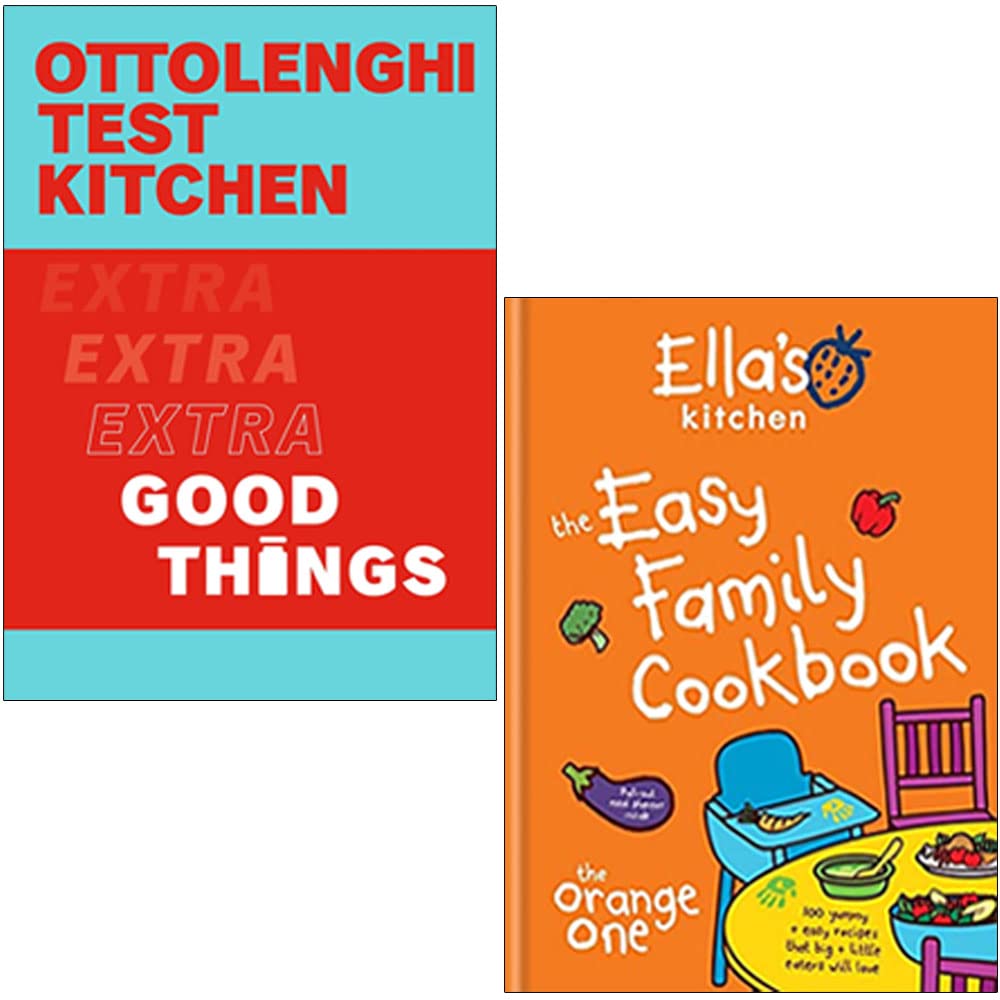 Ottolenghi Test Kitchen Extra Good Things [Flexibound], Ella's Kitchen The Easy Family Cookbook [h] 2 Books Collection Set