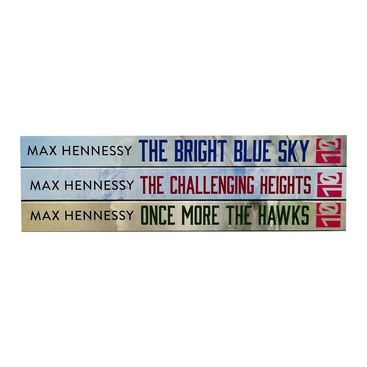 Max Hennessy RAF Trilogy 3 Books Collection Set (The Bright Blue Sky, The Challenging Heights and Once More the Hawks