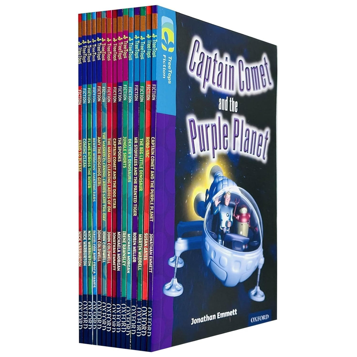 Oxford Reading Tree TreeTops Fiction Collection 15 Books Set (Captain Comet and the Purple Planet)