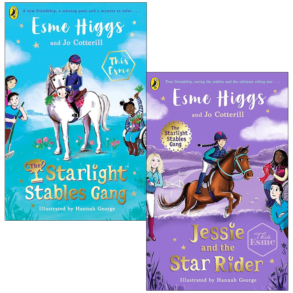 The Starlight Stables Gang Series 2 Books Collection Set By Esme Higgs, Jo Cotterill (The Starlight Stables Gang & Jessie and the Star Rider)