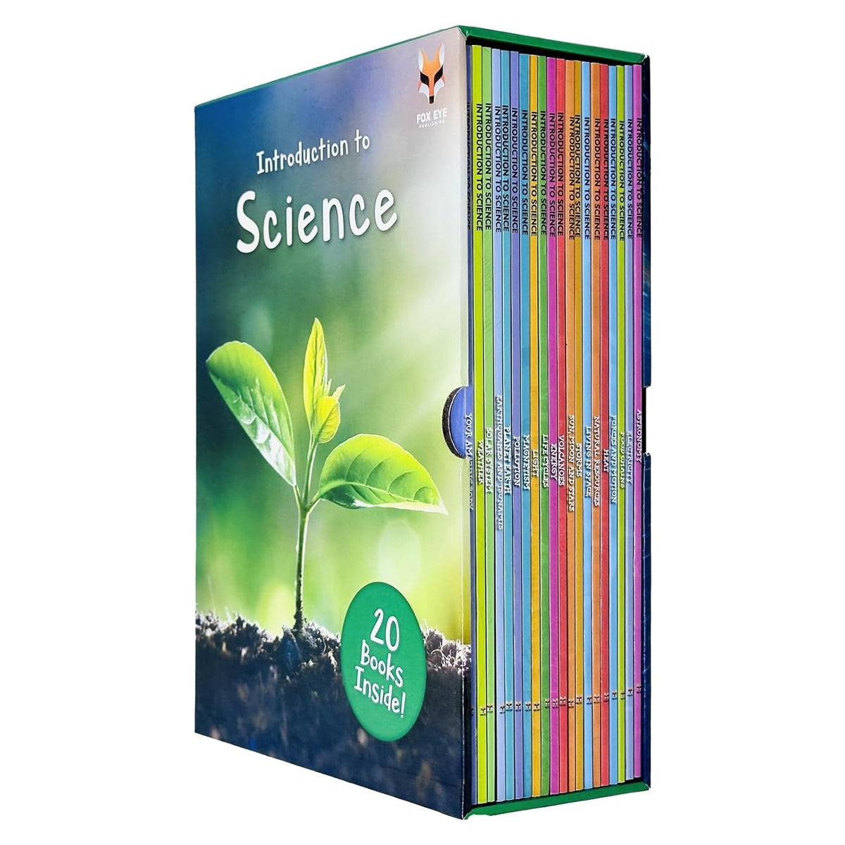 Introduction to Science for Beginners 20 Books Collection Box Set (Astronomy, Electricity, Food Chains, Forces and Motion, Heat,Natural Resources,Living in Space, Storms, Sun Moon and Stars & More)