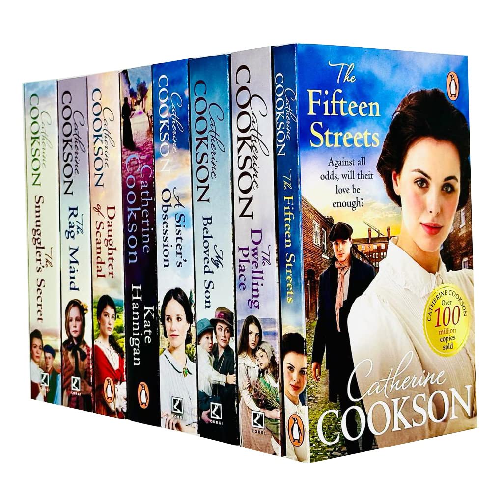 Catherine Cookson Collection 8 Books Set (My Beloved Son, The Dwelling Place, The Rag Maid, Kate Hannigan, A Sister's Obsession, The Smuggler's Secret and More)
