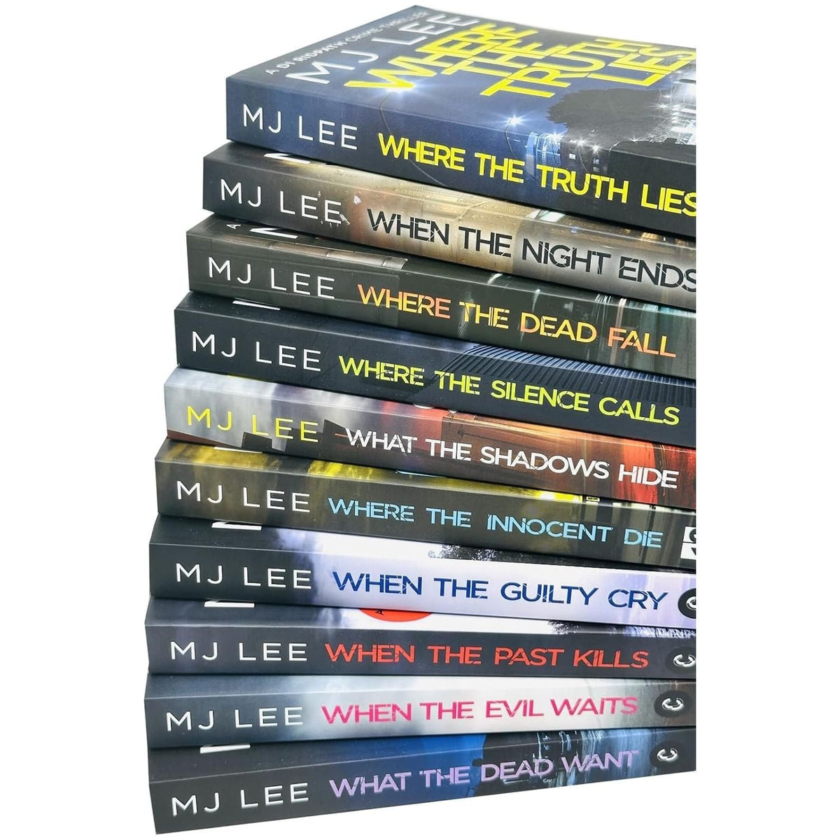 M J Lee DI Ridpath Series Collection 10 Books Set (When the Guilty Cry,When the Evil Waits,Where the Innocent Die,When the Past Kills,Where the Dead Fall,Truth Lies,Silence Calls, Dead Want and More)