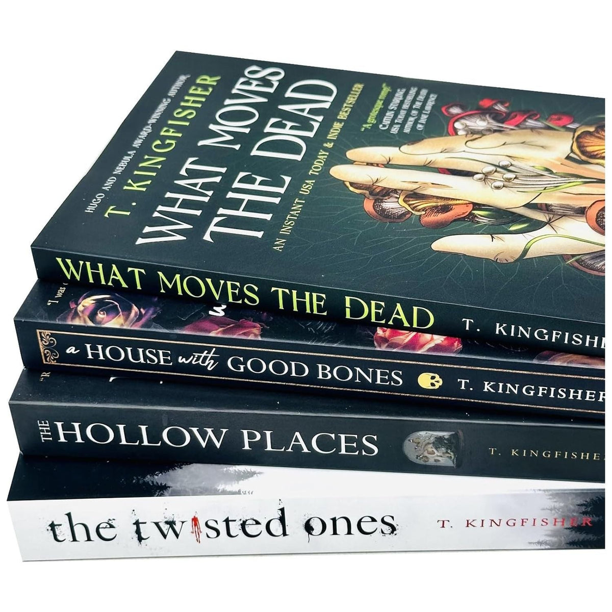 T Kingfisher Collection 4 Books Set (What Moves The Dead, A House with Good Bones, The Hollow Places & The Twisted Ones)