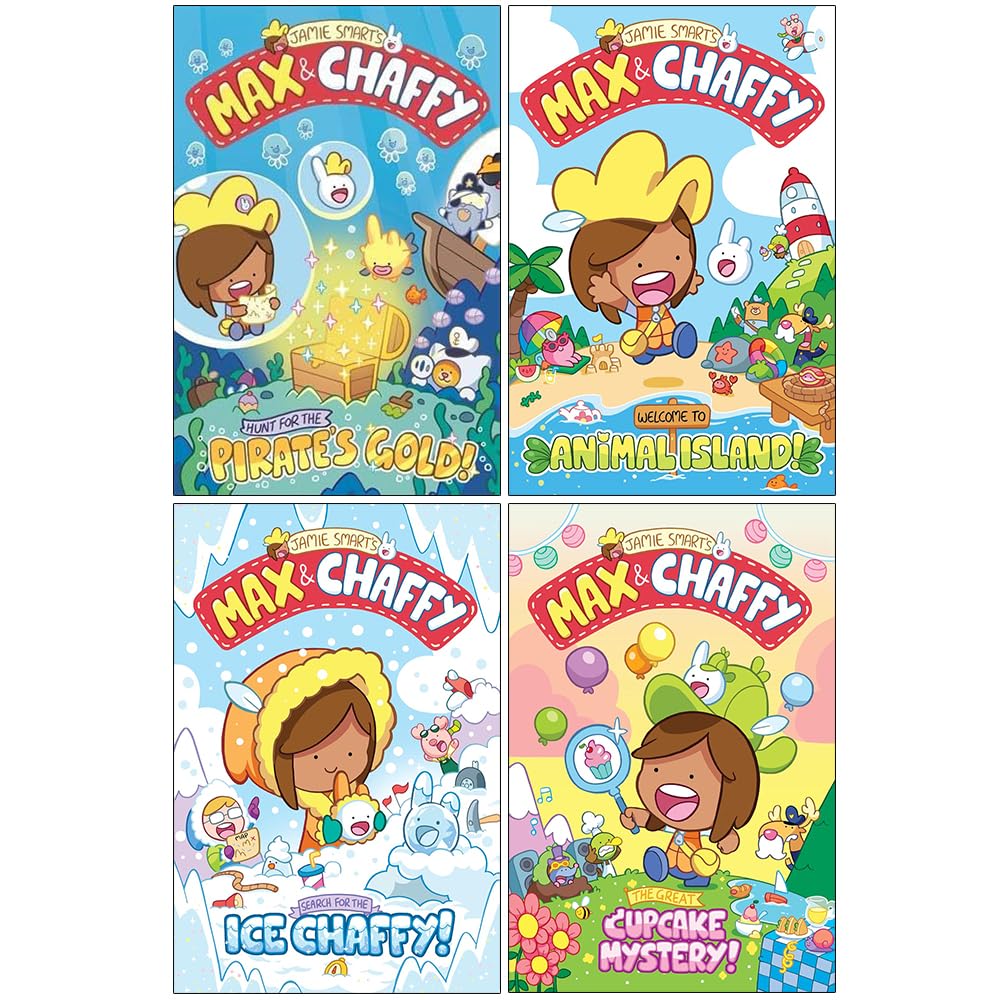 Max and Chaffy Series 4 Books Collection Set By Jamie Smart