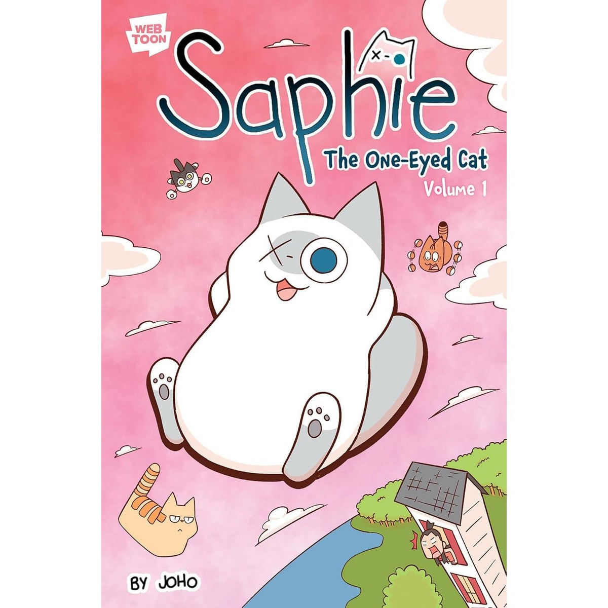 Saphie the One-eyed Cat Volume 1-2 Books Collection Set by Joho