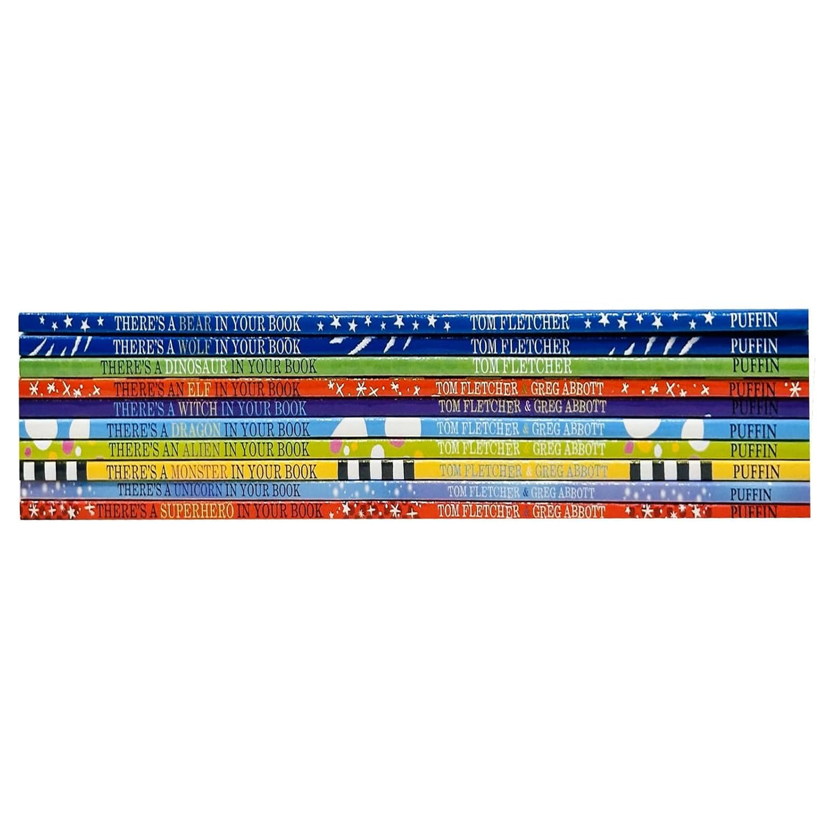 Who's In Your Book? Series 10 Books Collection Set By Tom Fletcher (Monster, Unicorn, Alien, Dragon, Witch, Superhero, Elf, Bear, Dinosaur & Wolf) - Interactive Picture Books for Children