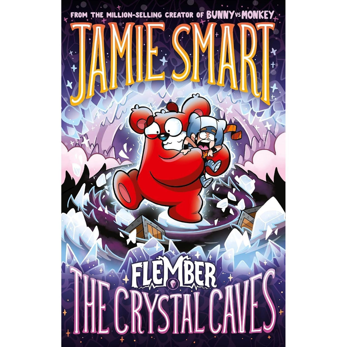 Flember Series 5 Books Collection Set (Books 1-5) by Jamie Smart (The Secret Book, Crystal Caves, Glowing Skull, Power of the Wildening, Golden Heart)