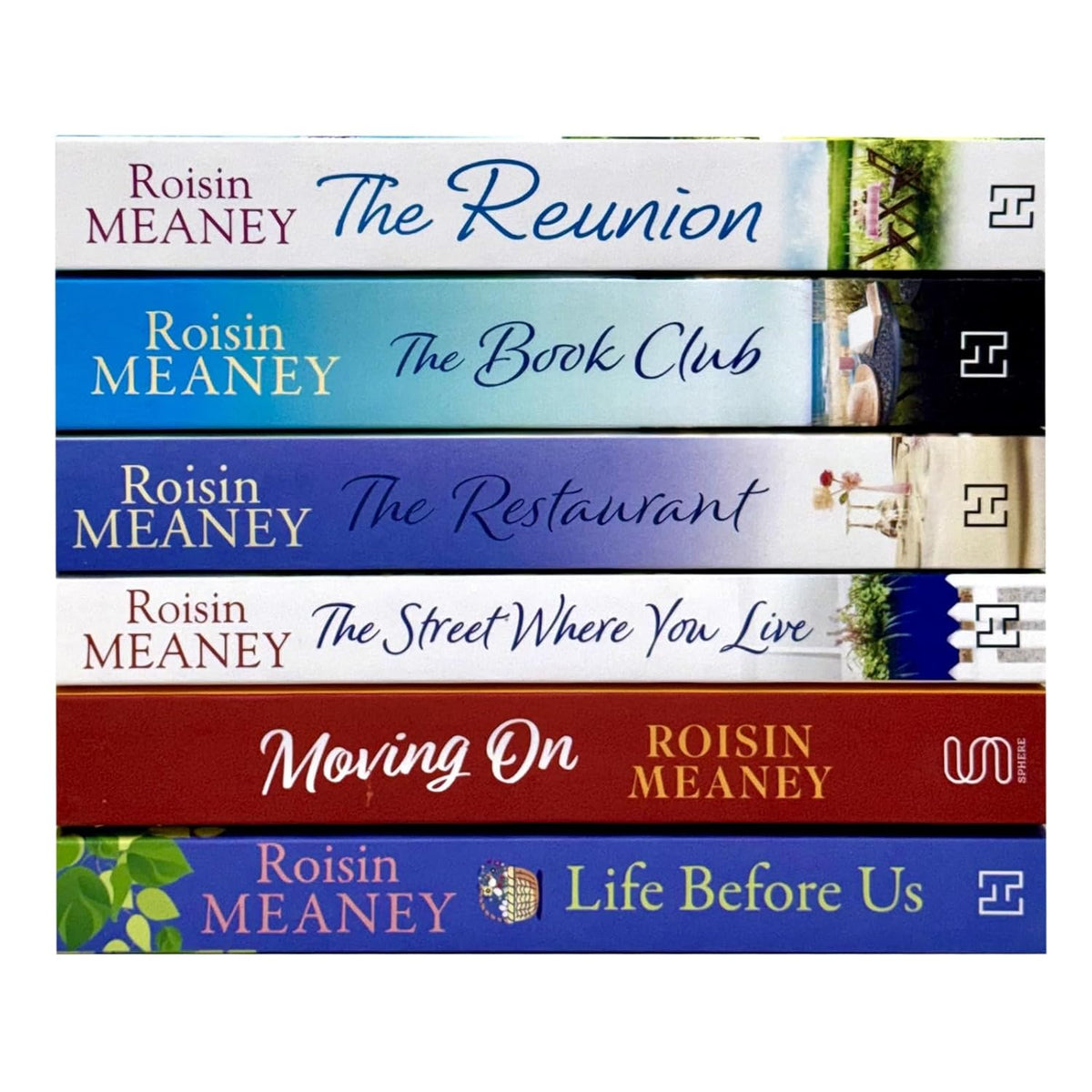 Roisin Meaney Collection 6 Books Set (Life Before Us, Moving On, The Restaurant, The Book Club, The Street Where You Live & The Reunion)