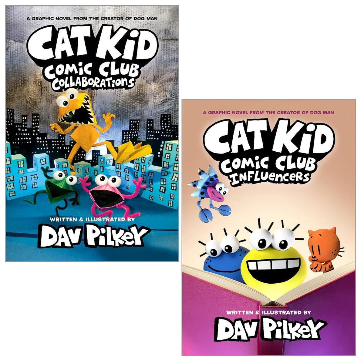 Cat Kid Comic Club 2 Books Collection Set (Books 4-5) (Collaborations, Influencers)