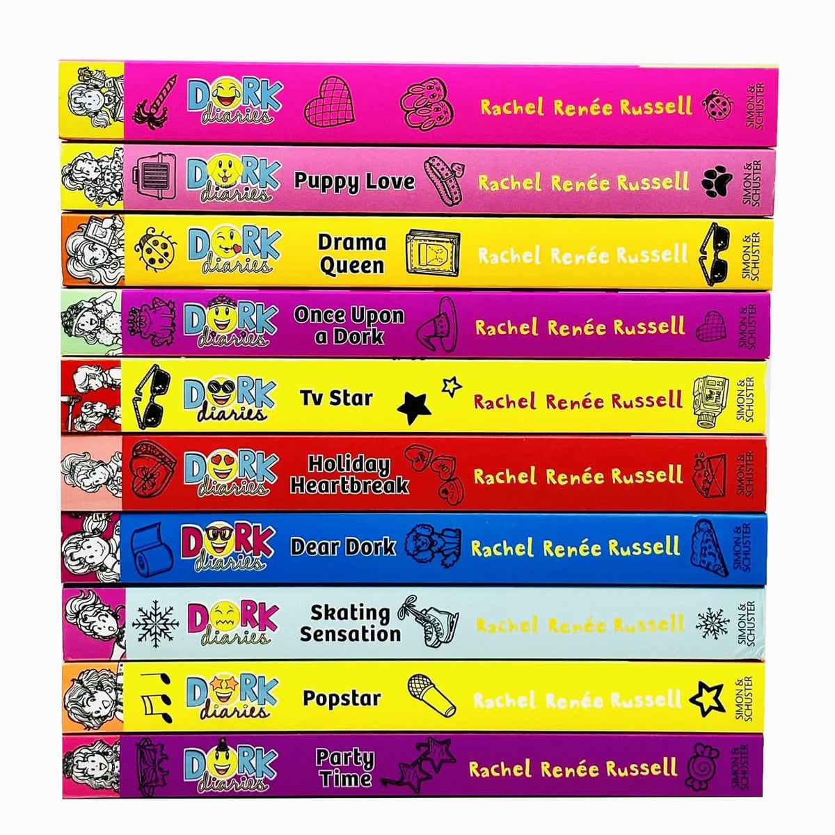 Rachel Renee Russell Dork Diaries Series 10 Books Set