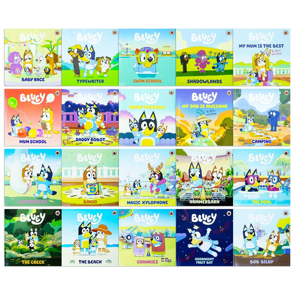 Bluey lets Do This! and Bluey Gotta Be Done! 20 Book Collection Box Set by Bluey