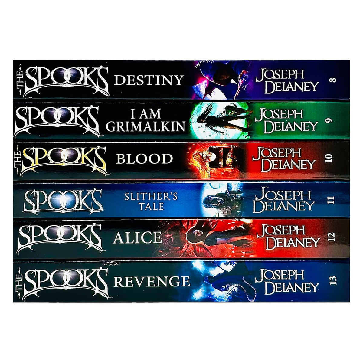 The Spooks Books 8 - 13 Wardstone Chronicles Collection Set By Joseph Delaney