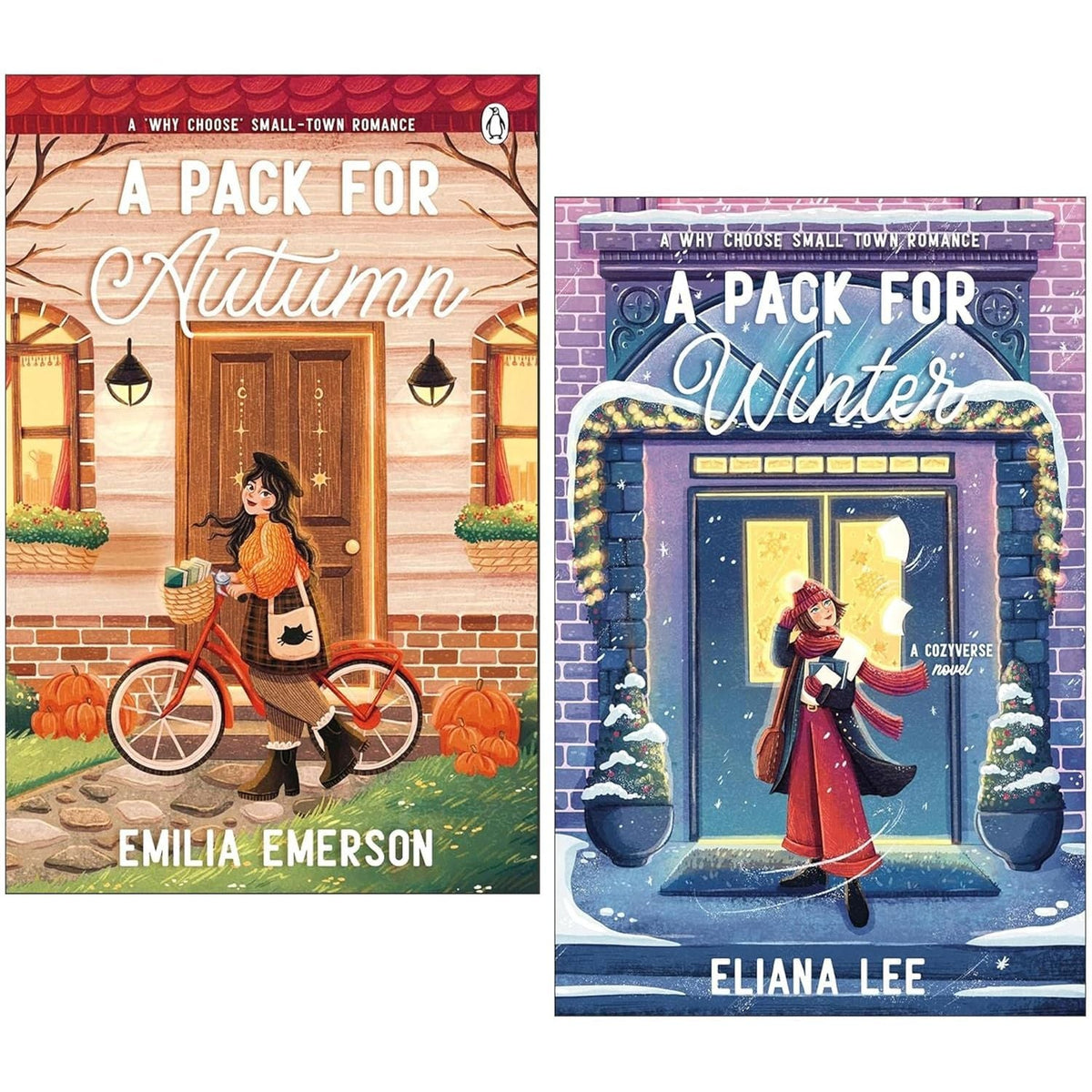 Cozyverse Series by Emilia Emerson & Eliana Lee 2 Books Collection Set (A Pack for Autumn & A Pack for Winter)
