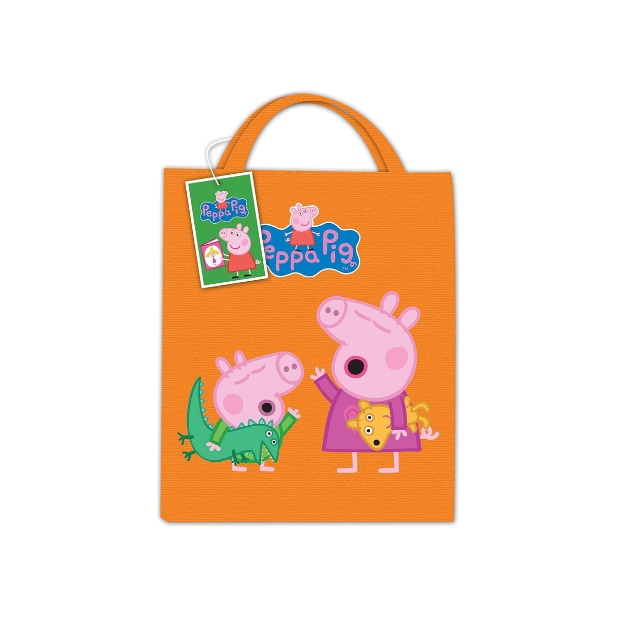Peppa Pig Orange Bag 10 Books Collection Set including CD (The Toy Cupboard, A Trip to the Moon, Horsey Twinkle Toes, Mr Fox’s Shop,Wishing Well, The Naughty Tortoise, The Fancy Dress Party & More)