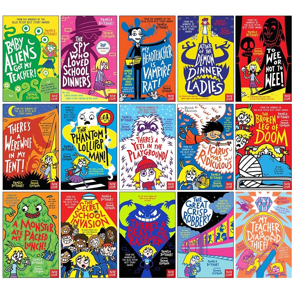 Baby Aliens (Izzy and Friends) Series By Pamela Butchart 15 Books Collection Set (Baby Aliens Got My Teacher, Spy Who Loved School Dinners)