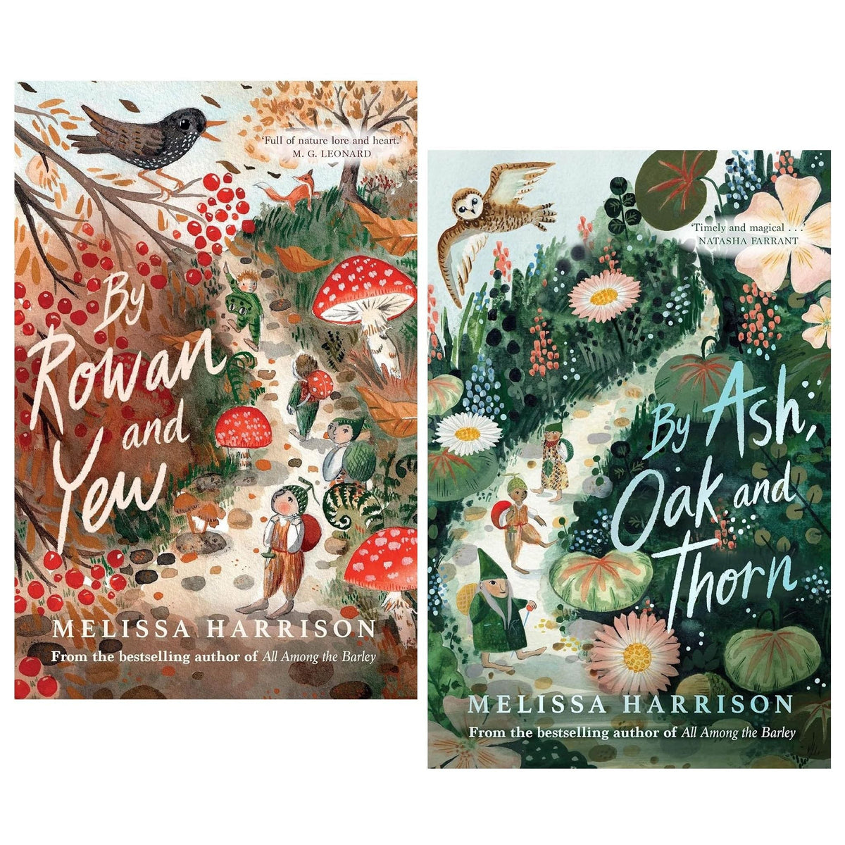 By Ash, Oak and Thorn Series 2 Books Collection Set by Melissa Harrison (By Ash, Oak and Thorn, By Rowan and Yew)