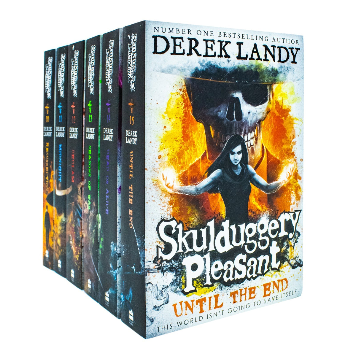 Skulduggery Pleasant Series 6 Books Collection Set by Derek Landy (Books 10–15) | Fantasy Adventure Series for Teens