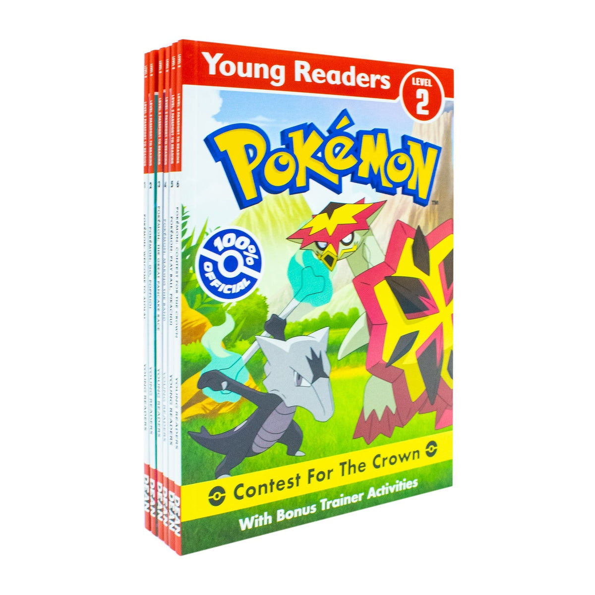 Pokemon Young Readers: The Alola Collection 6 Books Set (Level 2 Passport to Reading)