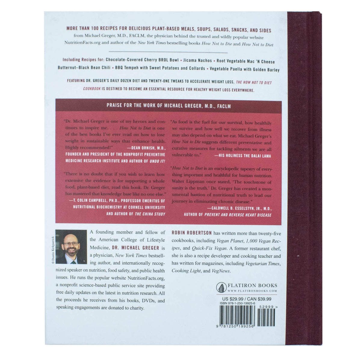 The How Not to Diet Cookbook: Over 100 Recipes for Healthy by Michael Greger
