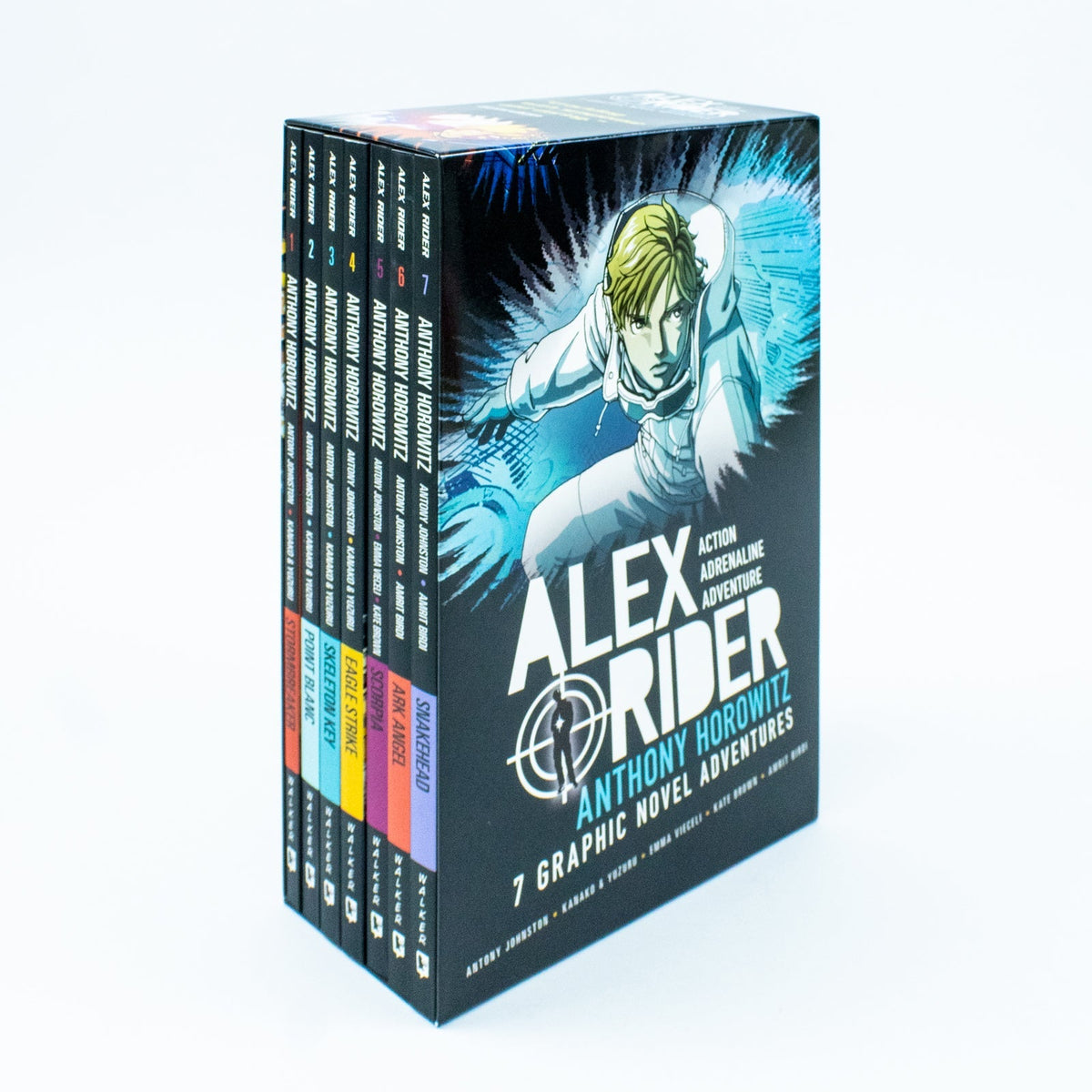 Alex Rider Collection 7 Graphics Books Set By Anthony Horowitz