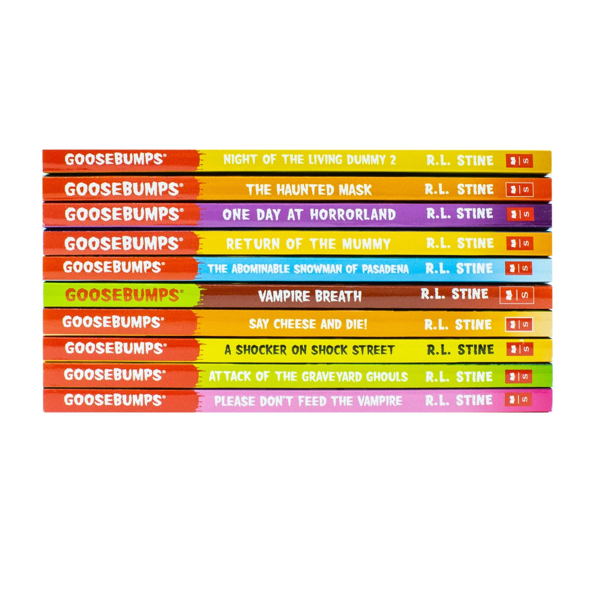 Goosebumps Horrorland Series 10 Books Collection Set By R L Stine Classic Covers Set 2