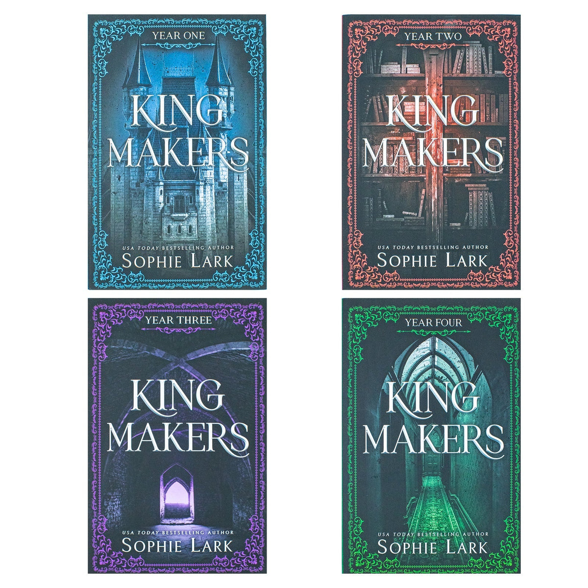 Kingmakers Series 4 Books Collection Set By Sophie Lark (Kingmakers Year One, Kingmakers Year Two, Kingmakers Year Three, Kingmakers Year Four)
