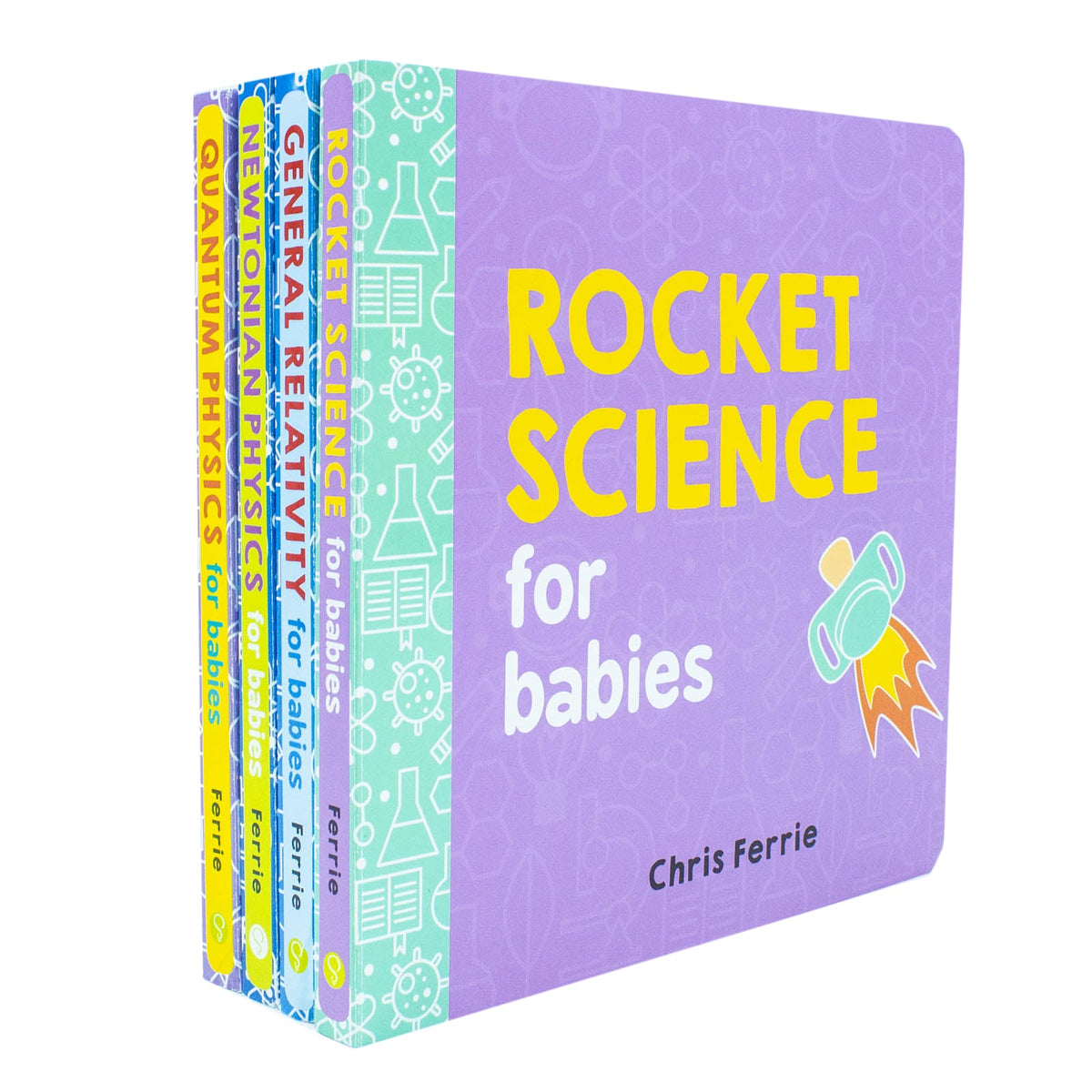 Baby University Four-Book Set (Quantum Physics, Rocket Science, General Relativity, Newtonian Physics)