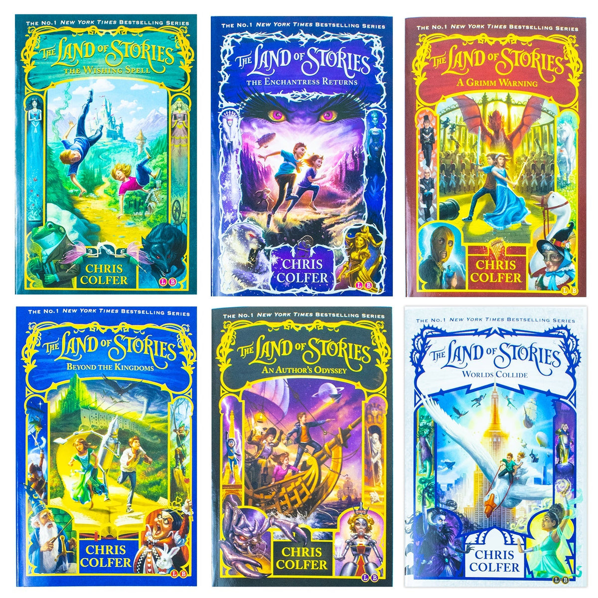 The Land of Stories Series by Chris Colfer: 6 Books Collection Set