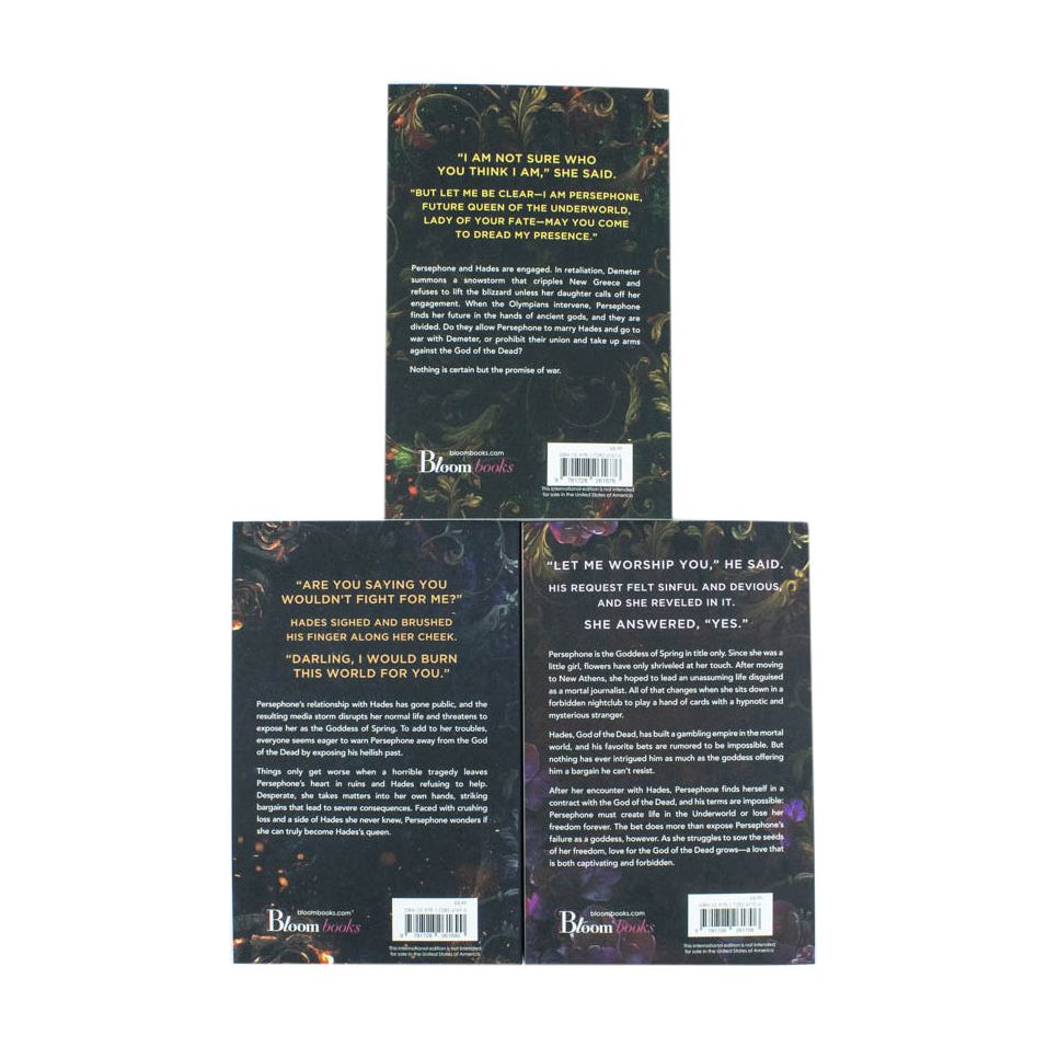 Hades X Persephone 3 Books Collection Set By Scarlett St. Clair (A Touch of Darkness, A Touch of Ruin &amp; A Touch of Malice)