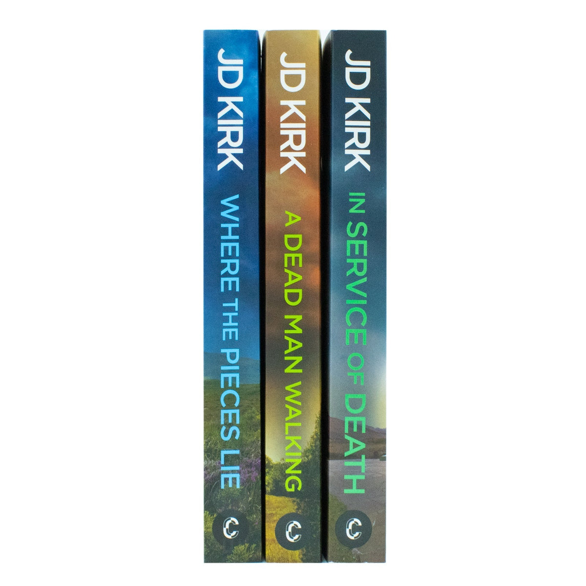 DCI Logan Crime Thrillers 17-19 3 Books Collection Set by JD Kirk (In Service of Death, Where the Pieces Lie, A Dead Man Walking)