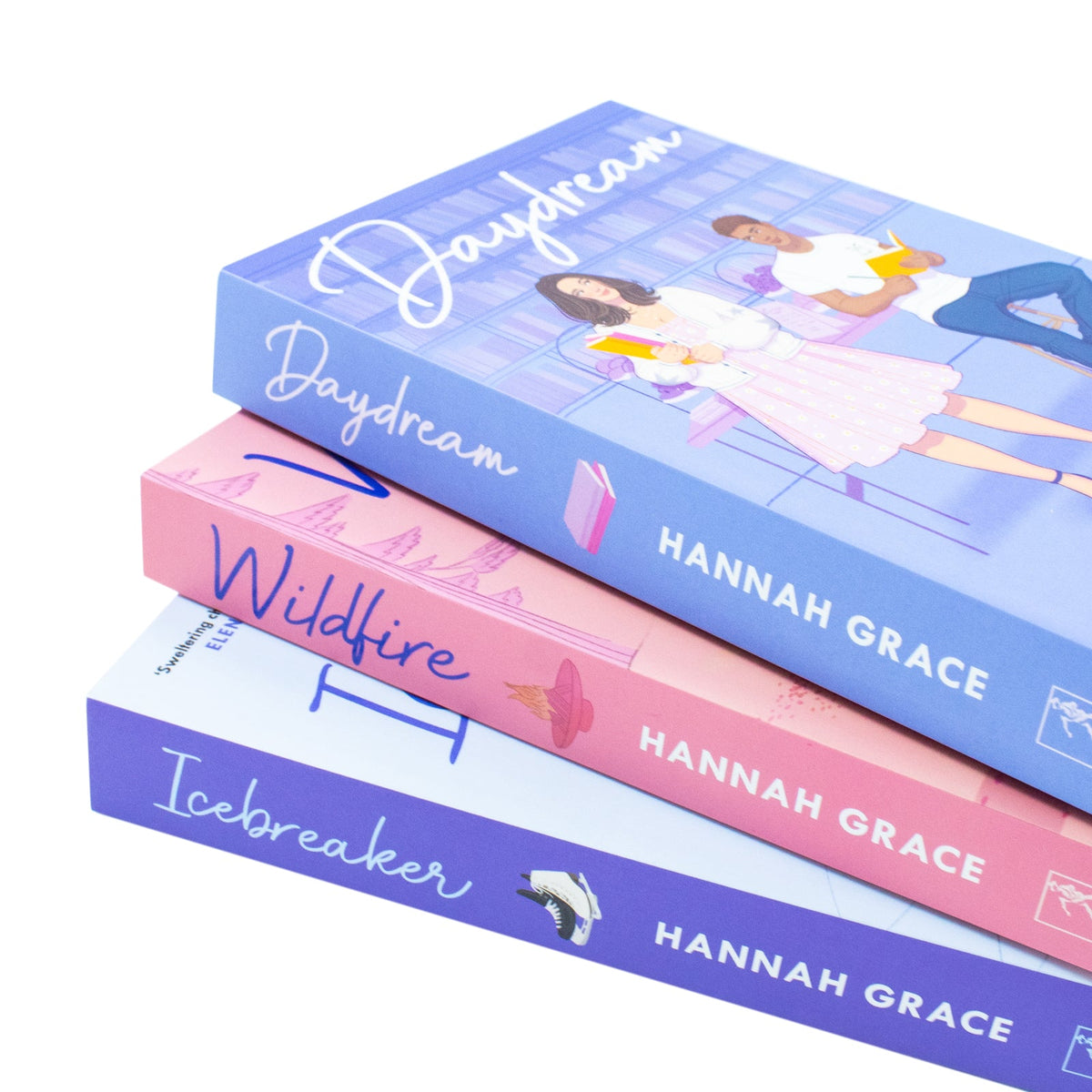 The Maple Hills Series 3 Book Collection Set By Hannah Grace (Icebreaker, Wildfire & Daydream)