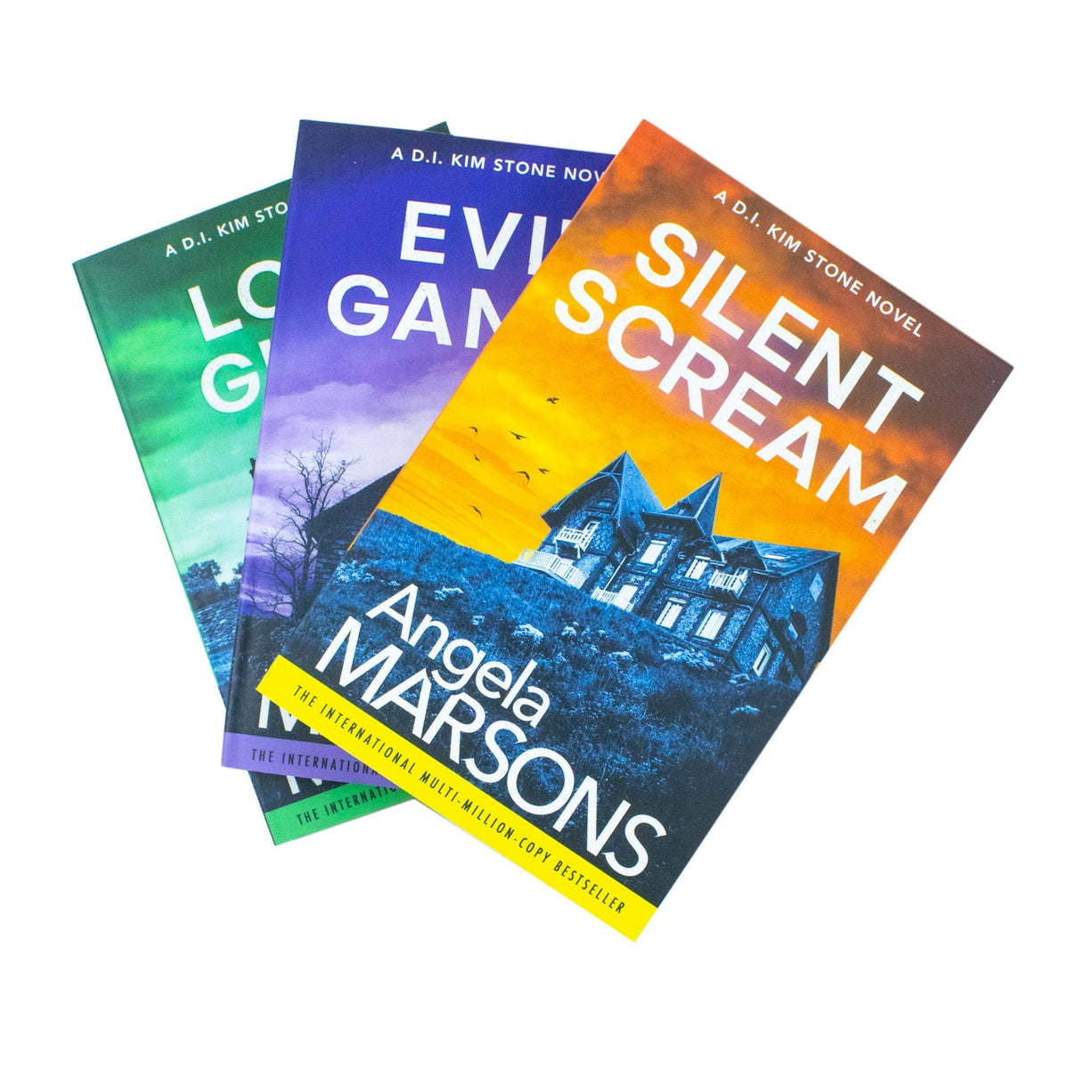 Detective Kim Stone Crime Thriller Series 3 Books Collection Set by Angela Marsons (Lost Girls, Silent Scream, Evil Games)