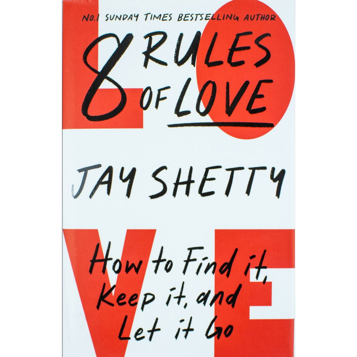 Jay Shetty Collection 2 Books Set (8 Rules of Love [h], Think Like a Monk [Paperback])