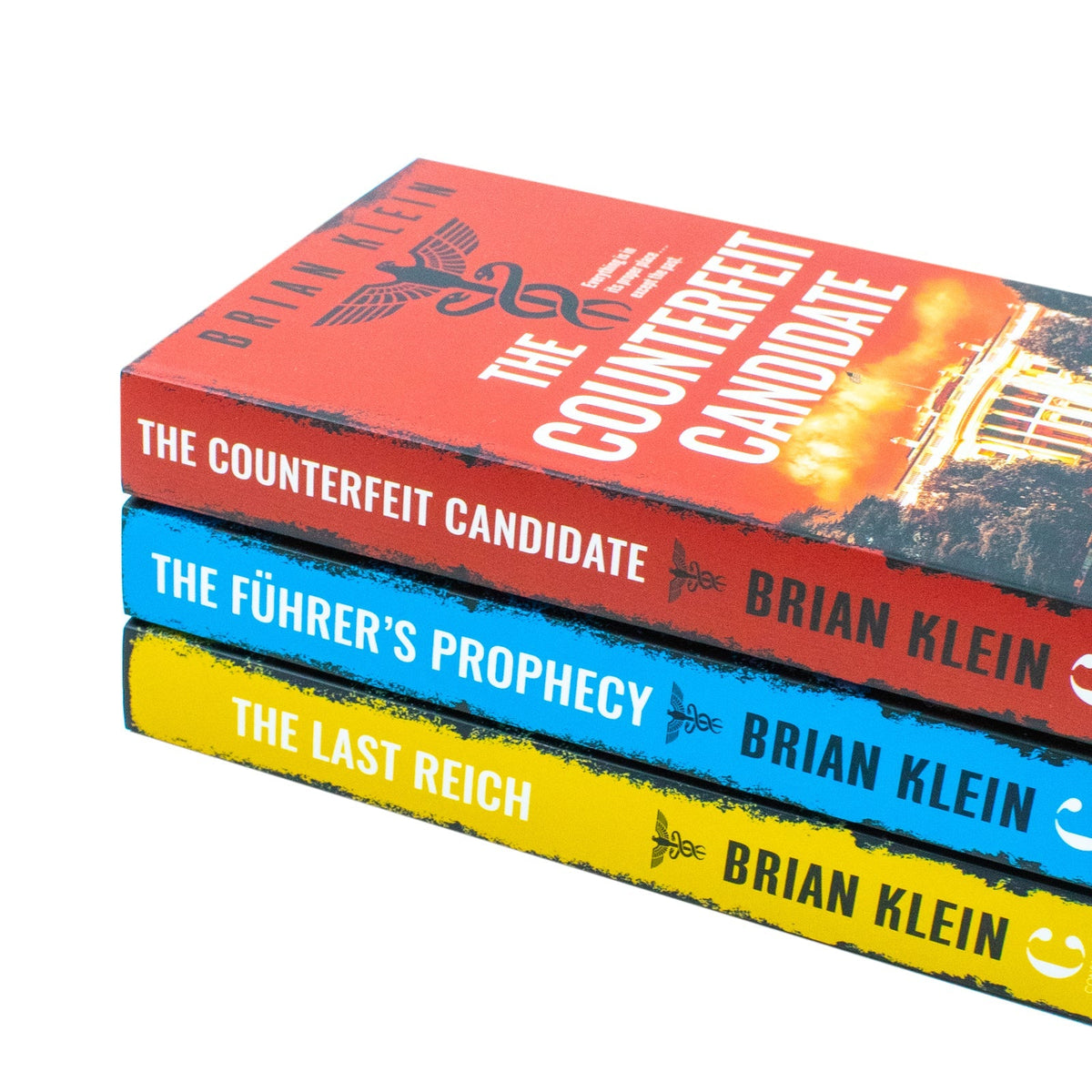 The Reich Trilogy 3 Books Collection Set By Brian Klein (The Counterfeit Candidate, The Führer's Prophecy and The Last Reich)