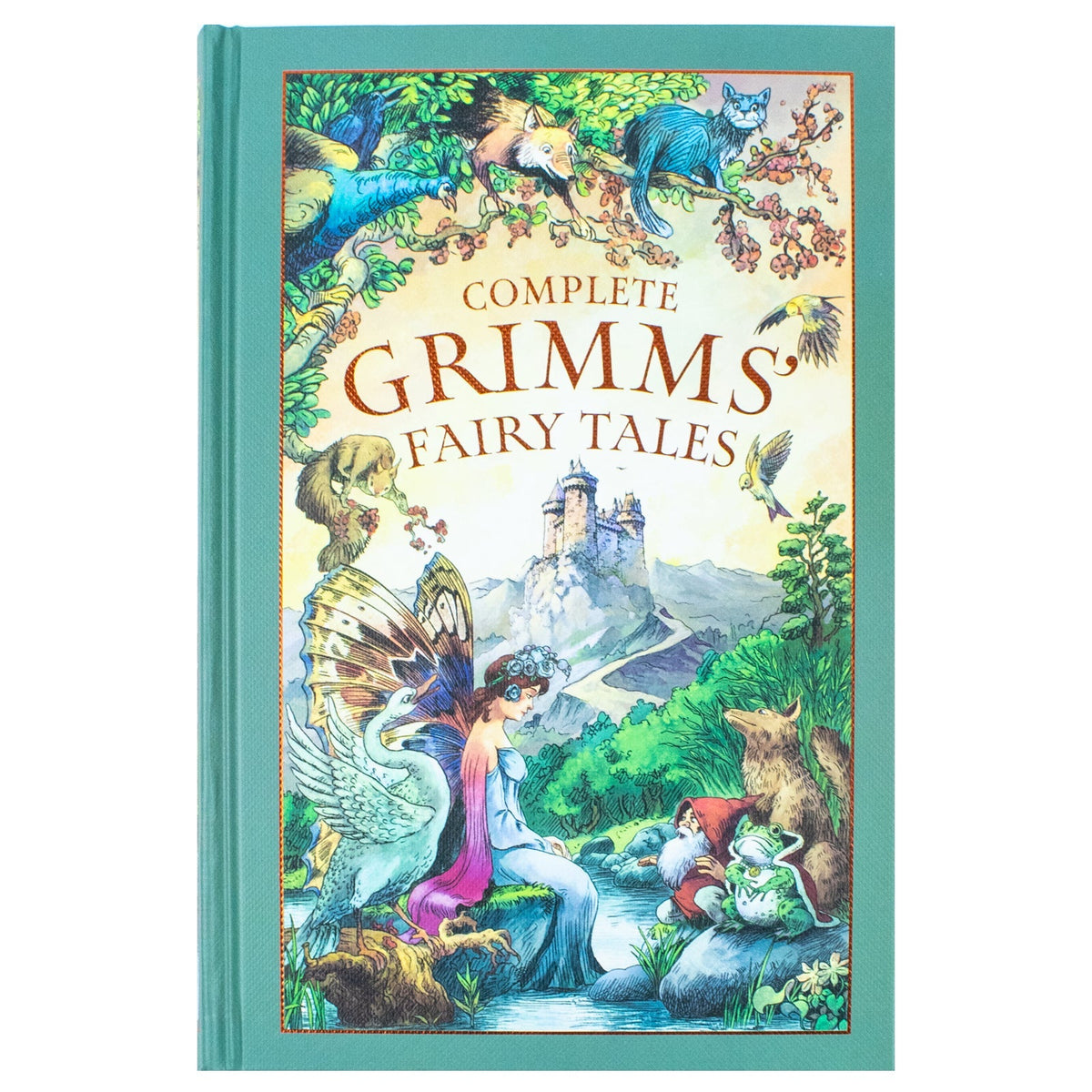 Grimm's Complete Fairy Tales Leather-bound edition collects the legendary fairy tales of the Brothers Grimm
