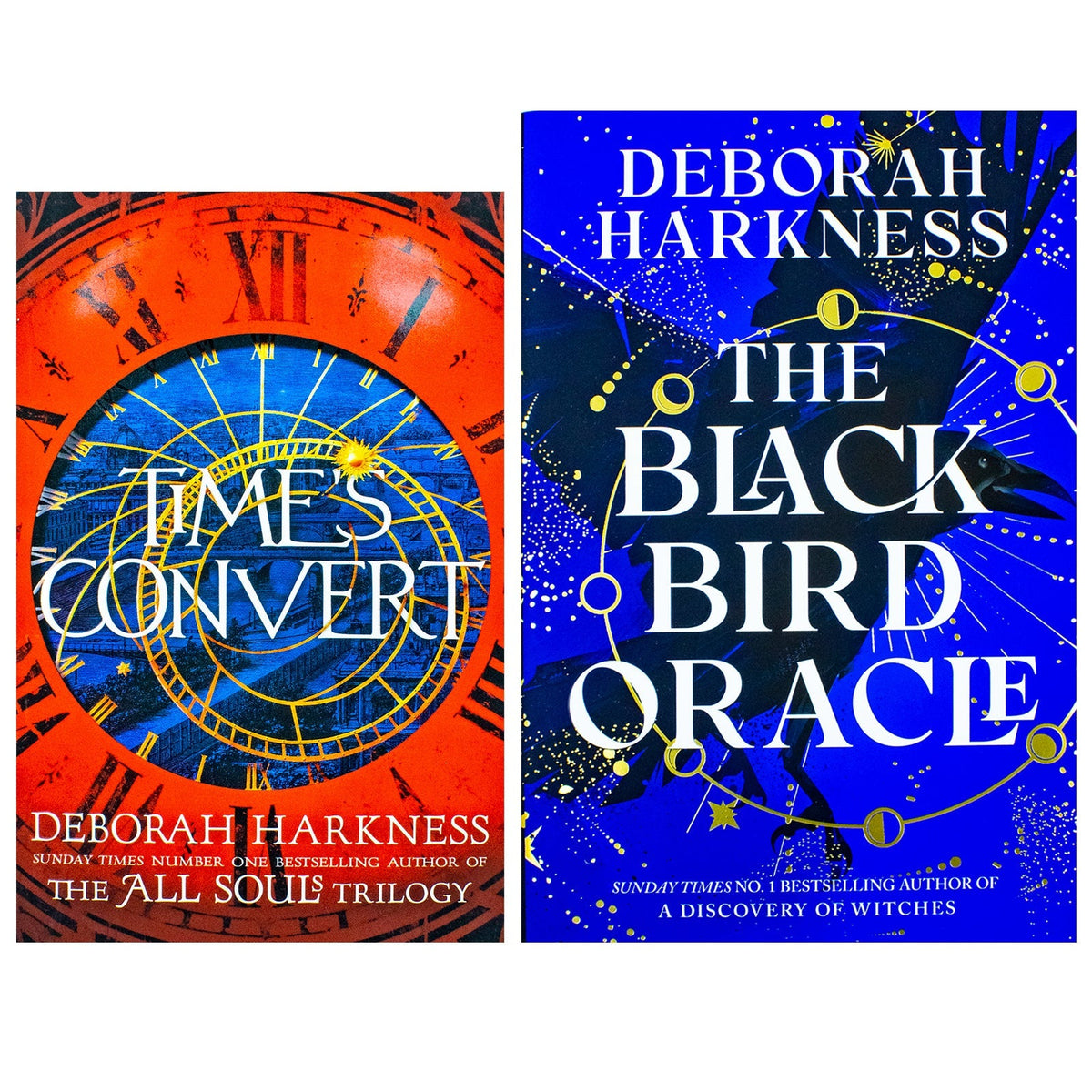 All Souls Series 2 Books Collection Set By Deborah Harkness (Time's Convert and The Black Bird Oracle)