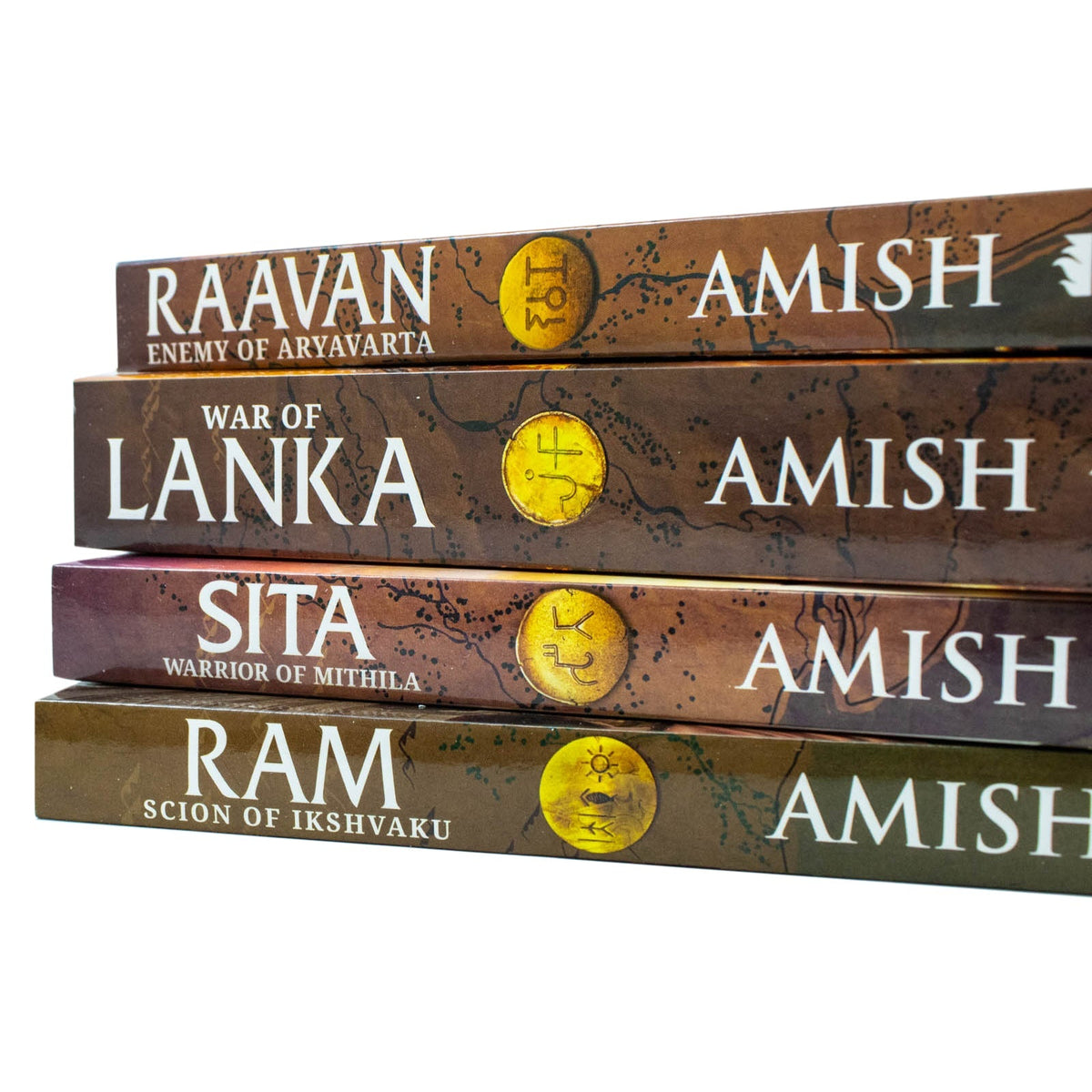 The Ram Chandra Series Boxset of 4 Books: Ram - Scion of Ikshvaku, Sita - Warrior of Mithila, Raavan : Enemy of Aryavarta, War of Lanka)