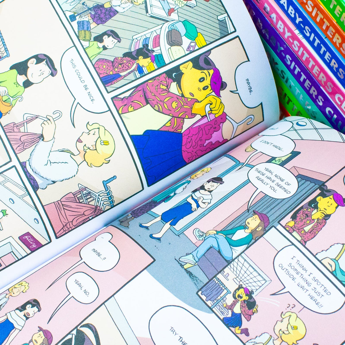 Babysitters Club Graphix 8-16 Books Collection Set: Full-Colour Edition (Baby-Sitters Club Graphic Novel) (Logan Likes Mary Anne!, Claudia and the New Girl, Kristy and the Snobs & More)