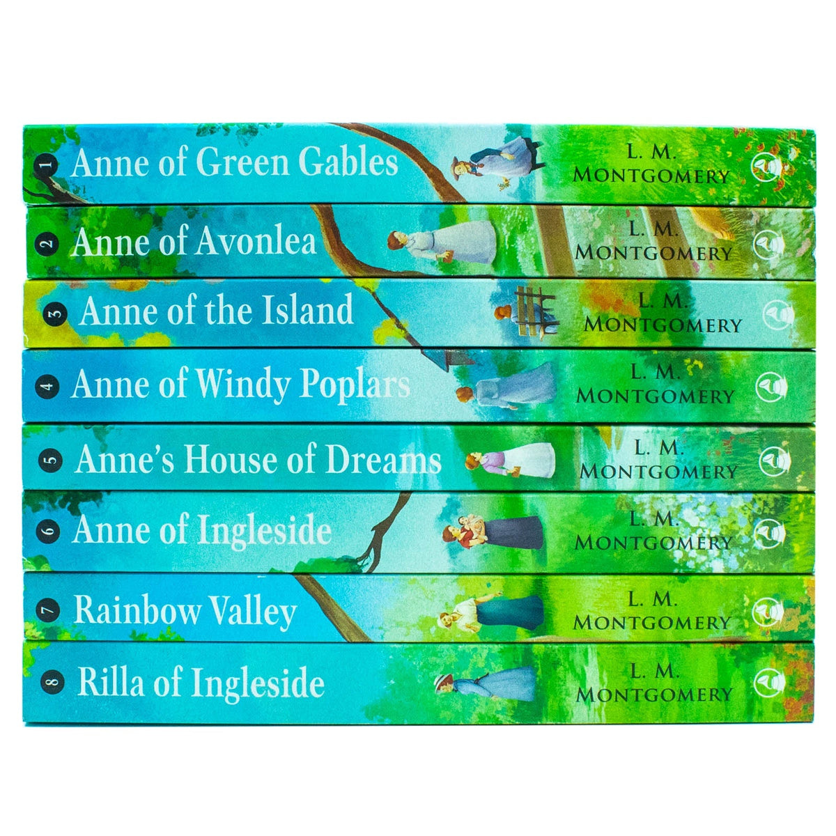 The Complete Anne Of Green Gables Collection 8 Books Set By L.M. Montgomery NEW COVER