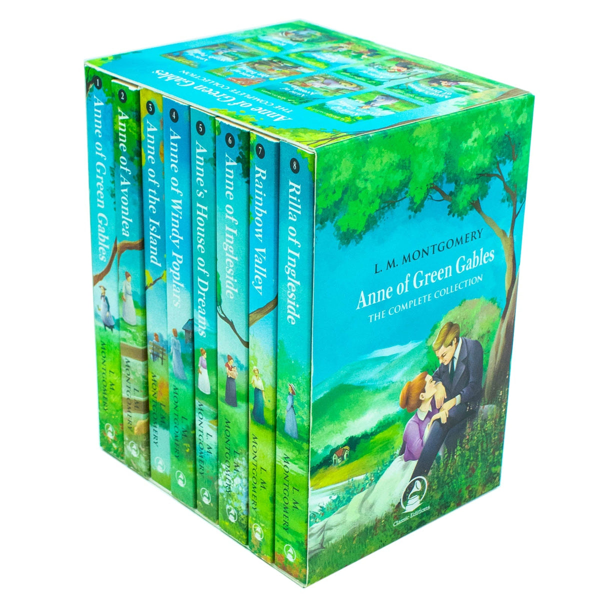 The Complete Anne Of Green Gables Collection 8 Books Set By L.M. Montgomery NEW COVER