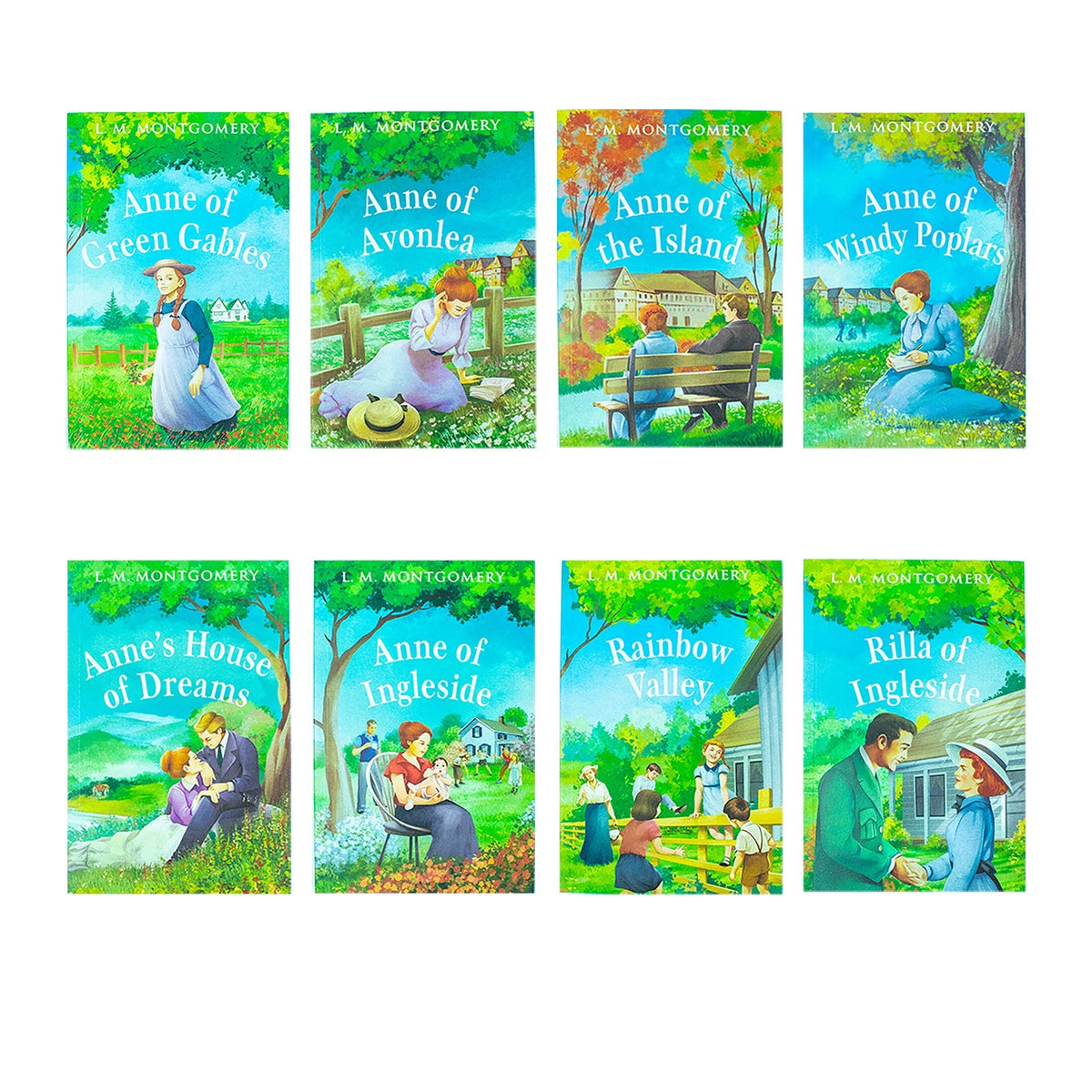 The Complete Anne Of Green Gables Collection 8 Books Set By L.M. Montgomery NEW COVER