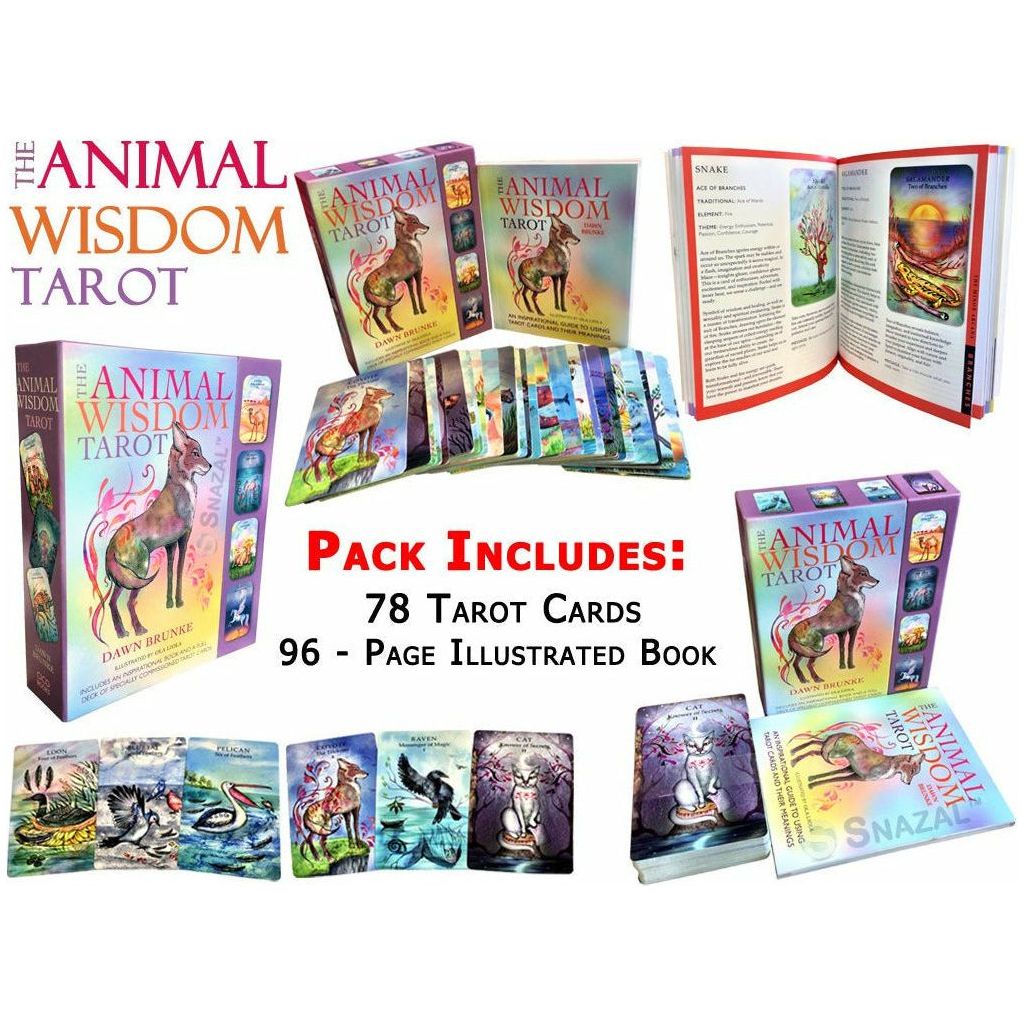 The Animal Wisdom Tarot Deck Cards Collection Box Gift Set Mind Body Spirit Read